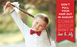 Shop early and avoid the rush