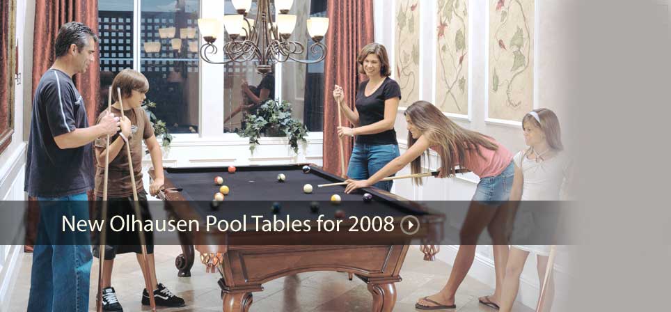 New Olhausen Pool Tables 2009