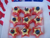 Festive Fruit Stars Raw Recipe