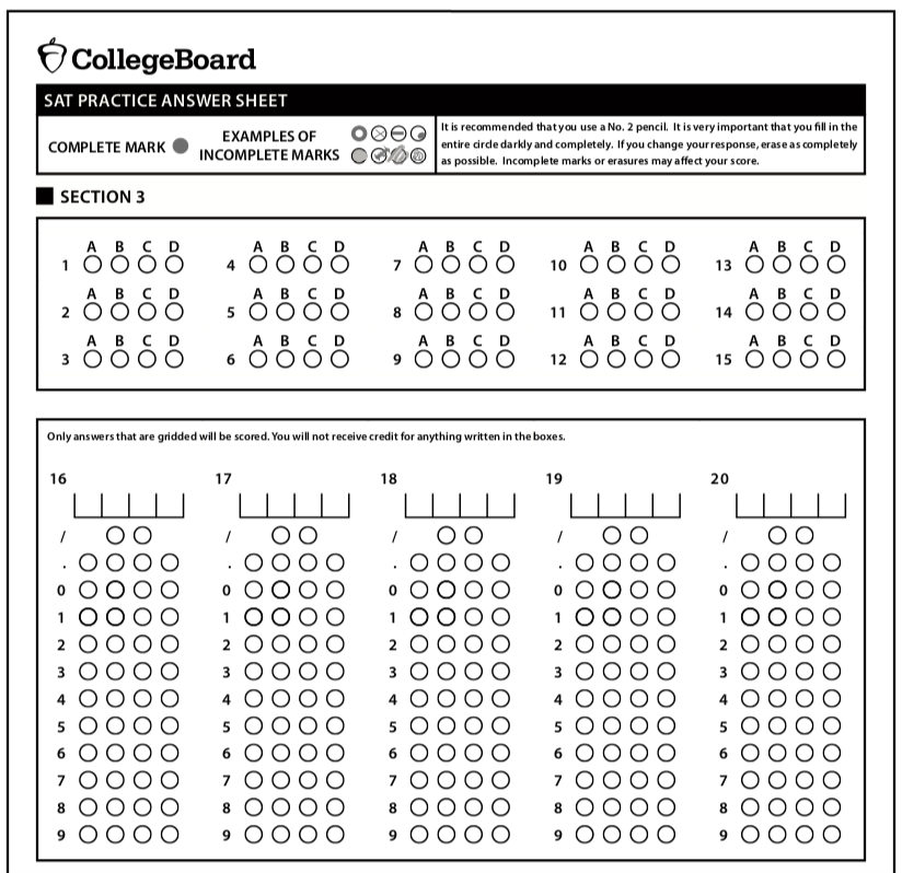 Sat answers. Sat Math answer Sheet. Sat Practice Test 1 answers. Test answer Sheet. Бланки sat Test.